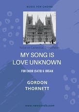 My Song is Love Unknown SATB choral sheet music cover